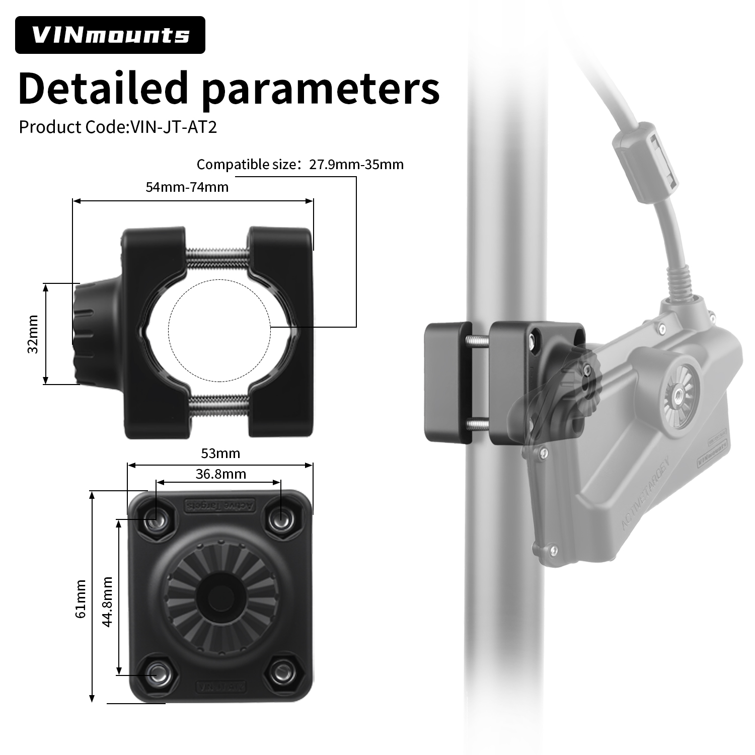 VINmounts LOWRANCE ActiveTarge - Fish Finder Transducer avis et prix