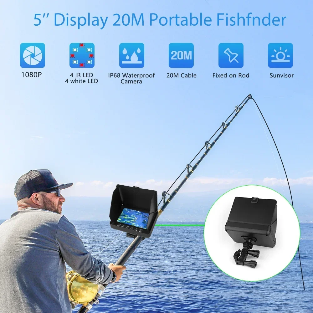 Fish Finder 5.0 Inch LCD Displ - Fishing Camera avis et prix