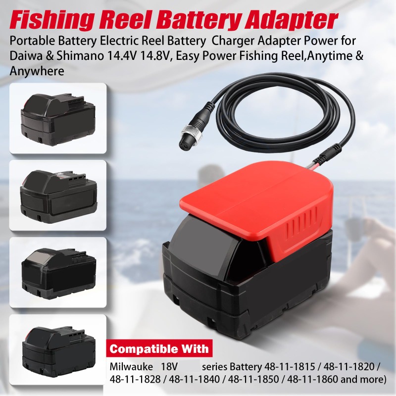 Portable Fishing Reel Adapter  - Fish Finder Battery avis et prix