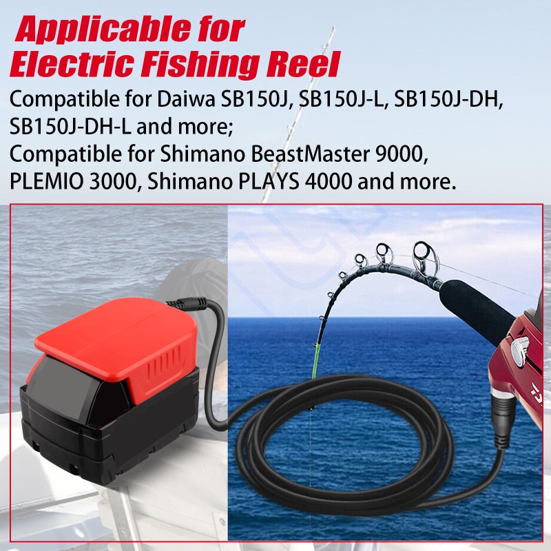 Portable Fishing Reel Adapter  - Fish Finder Battery avis et prix