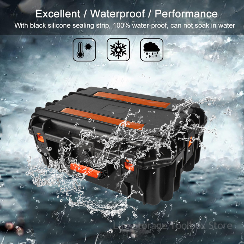 Large Capacity Tool box with w - Fish Finder Case avis et prix