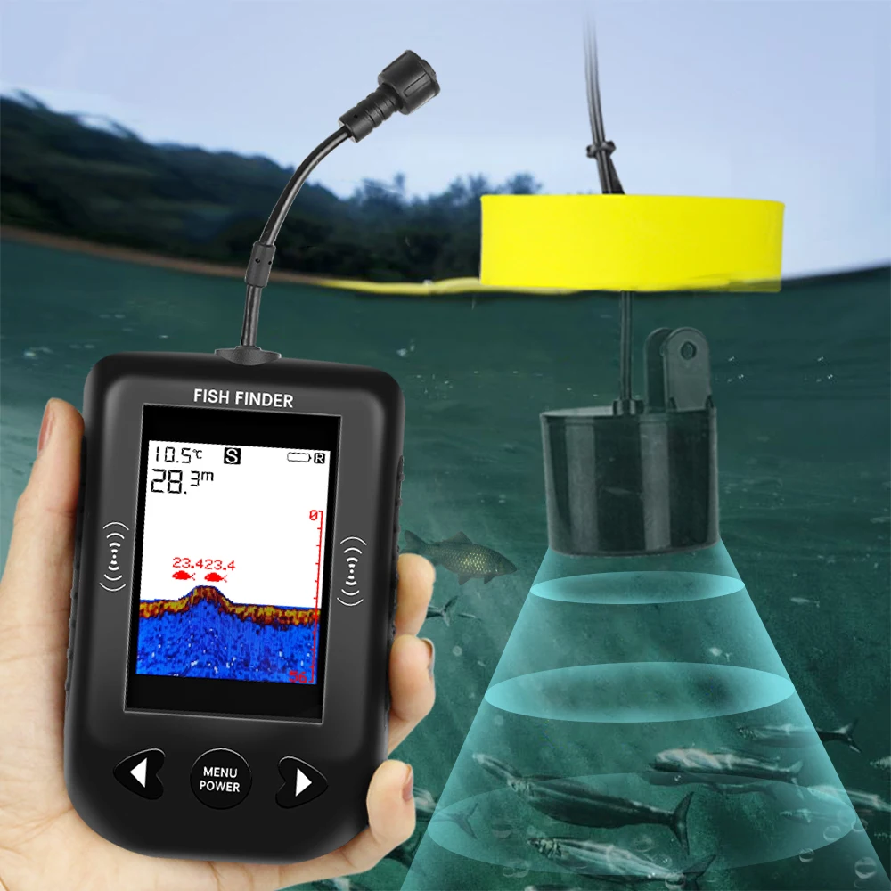 Alarm 100M Portable Sonar Fish - Fish Finder Transducer avis et prix