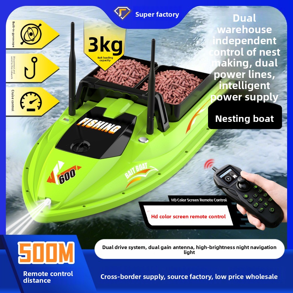 500M RC Fishing Bait Boat Dual - Fish Finder Cable avis et prix