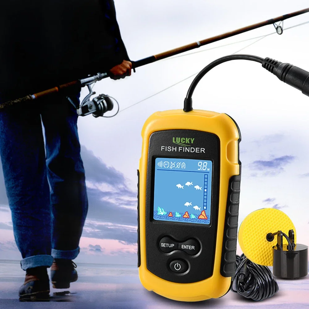 Lucky LCD Color Screen Portabl - Fish Finder Transducer avis et prix
