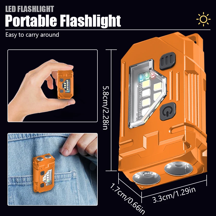 Mini Keychain EDC Flashlight R - Fishing Light avis et prix