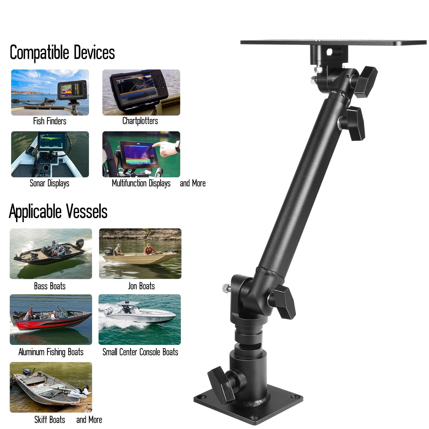 Marine Anodized Aluminum Monit - Fish Finder avis et prix