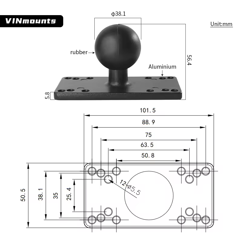 Universal Marine Electronic Fi - Fish Finder Mount avis et prix