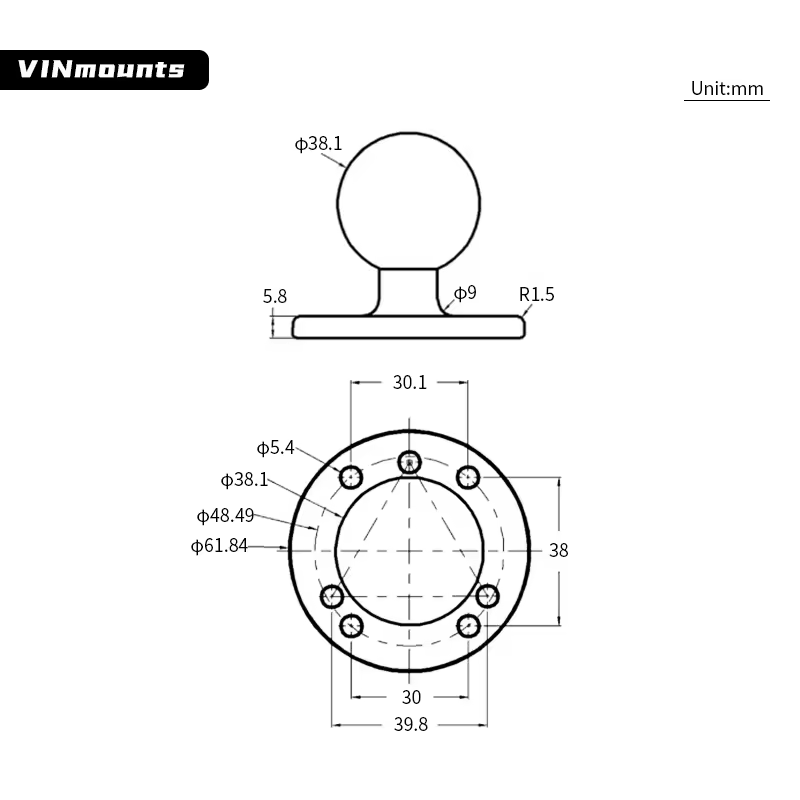 Universal Marine Electronic Fi - Fish Finder Mount avis et prix