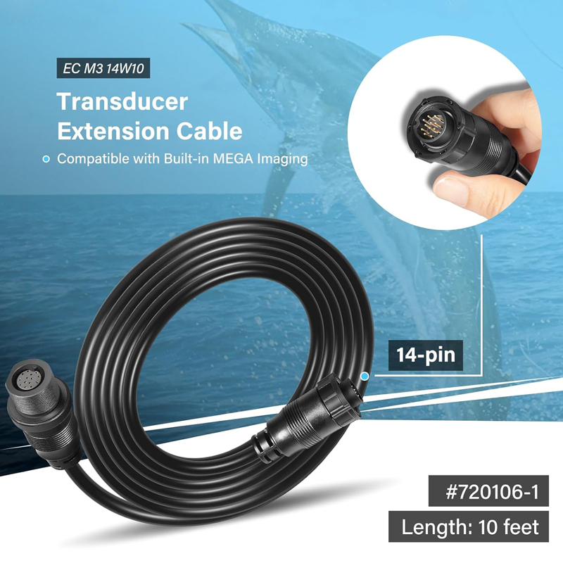 Transducer Extension Cable 10F - Fish Finder avis et prix