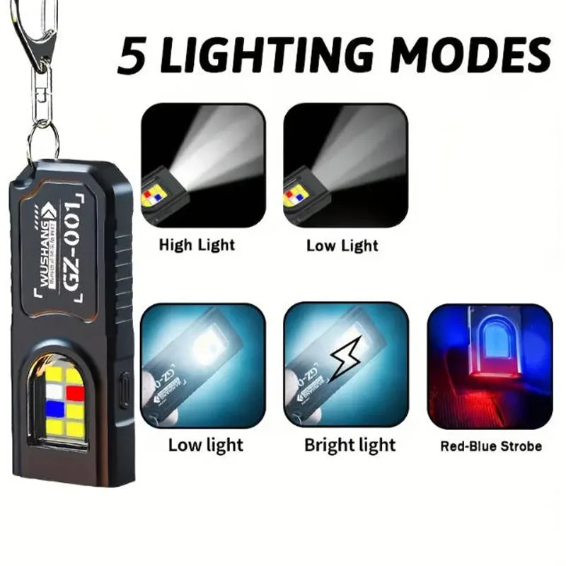 Powerful Mini COB LED Keychain - Fishing Light avis et prix