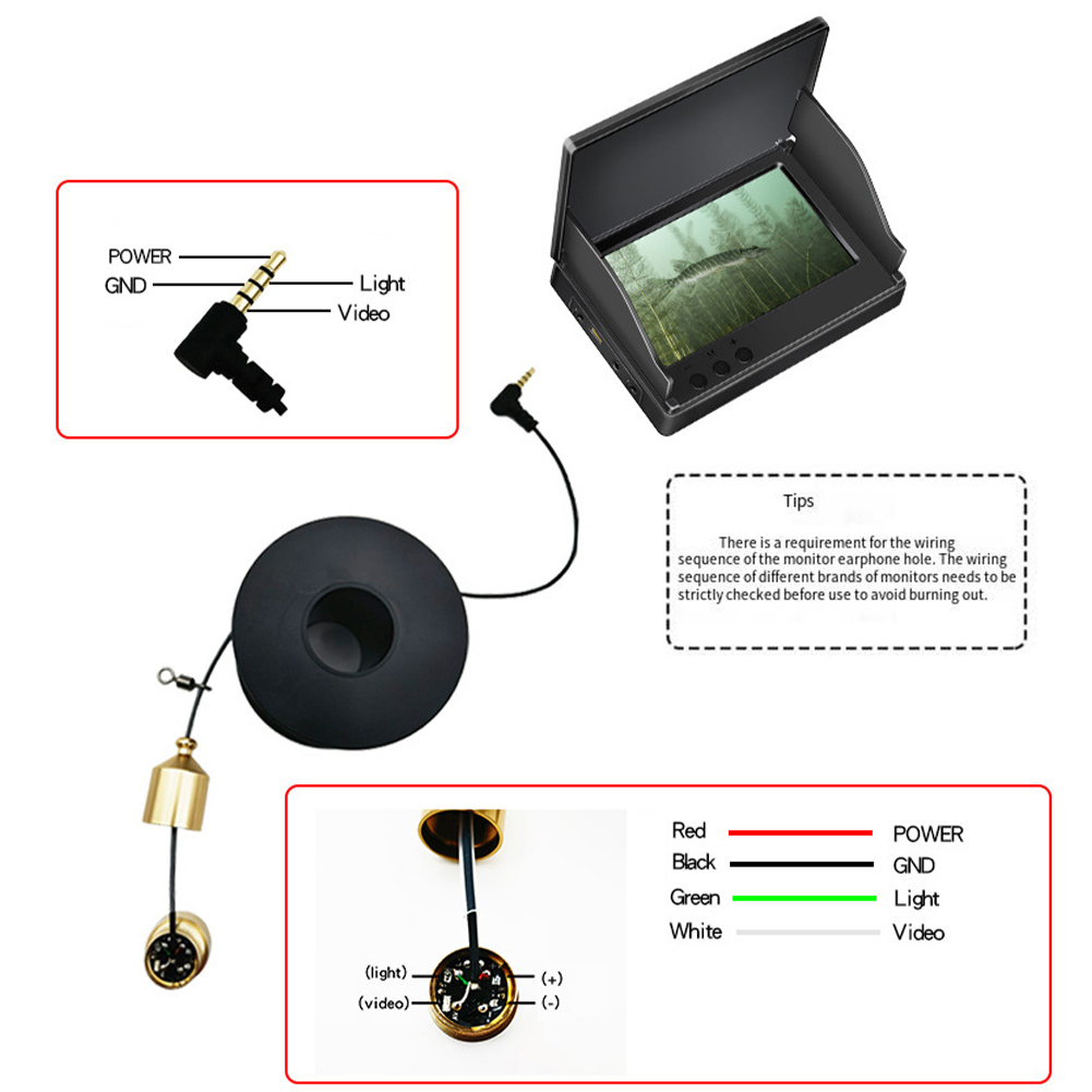 1pc Underwater Fishing Camera  - Fish Finder Portable avis et prix