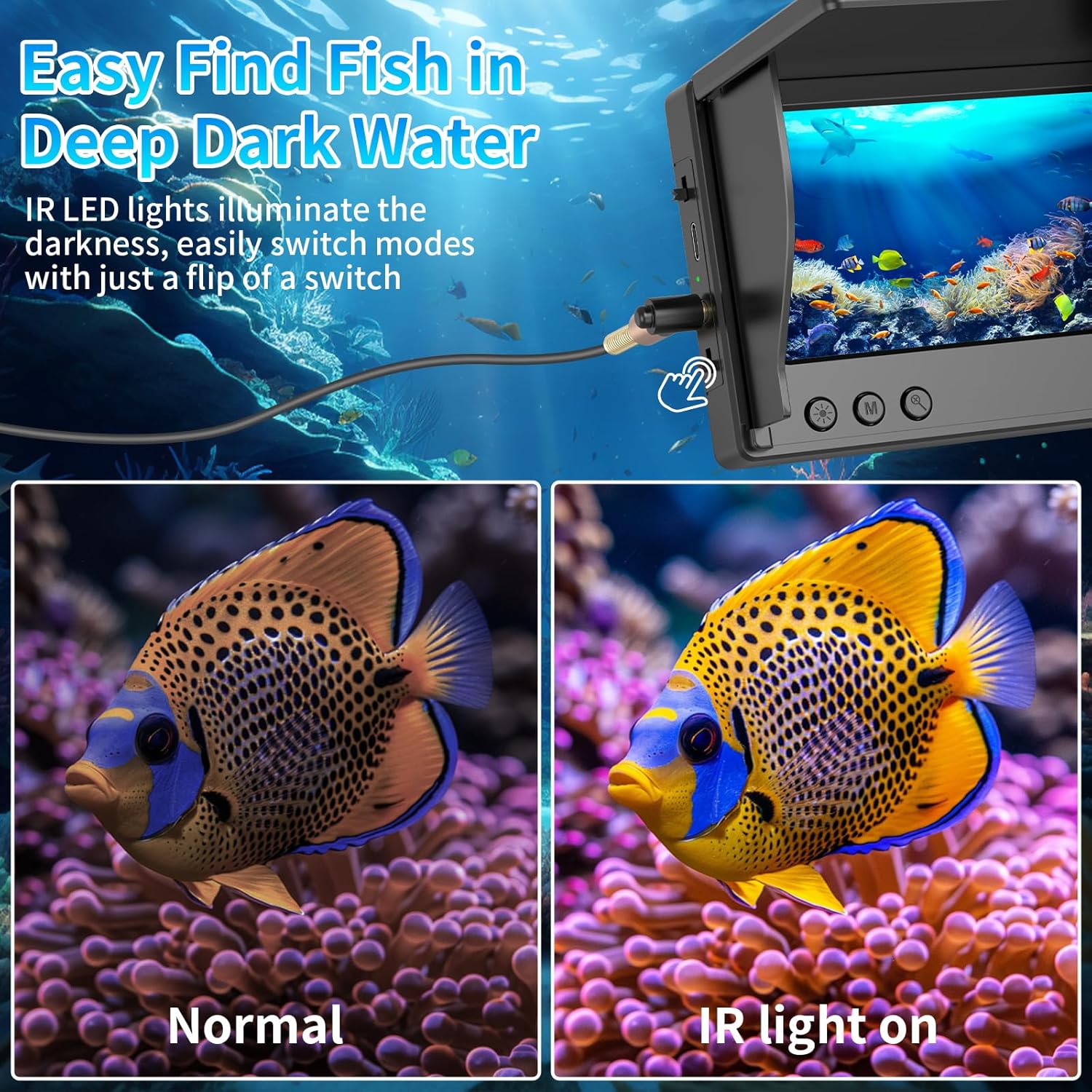Portable Fish Depth Finder Wat - Fish Finder Portable avis et prix
