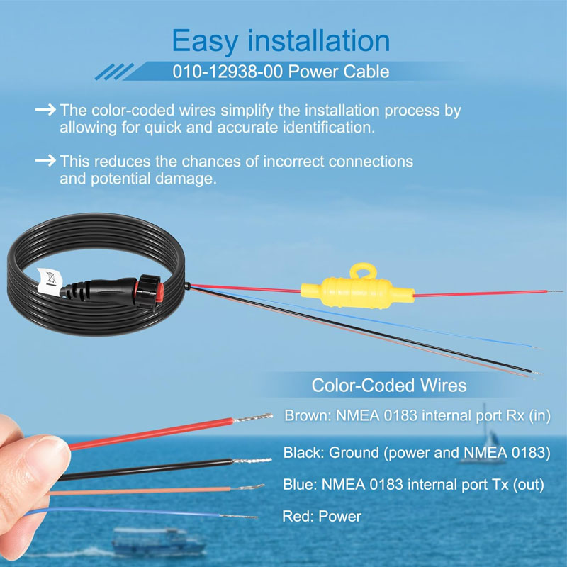 010-12938-00 Boat Power Cable  - Fish Finder Cable avis et prix