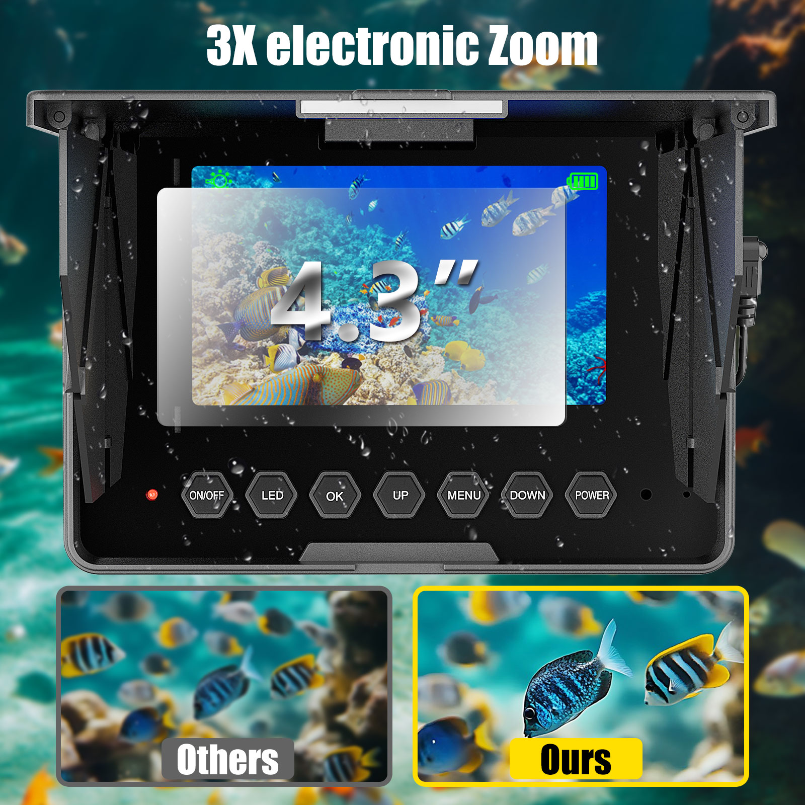 Underwater Fishing Camera - 15 - Fish Finder Battery avis et prix
