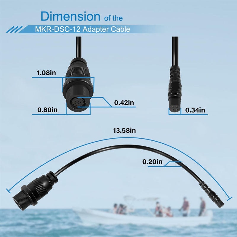 1852081 MKR-DSC-12  4-Pin Fish - Fish Finder avis et prix