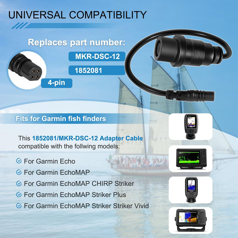1852081 MKR-DSC-12  4-Pin Fish - Fish Finder avis et prix