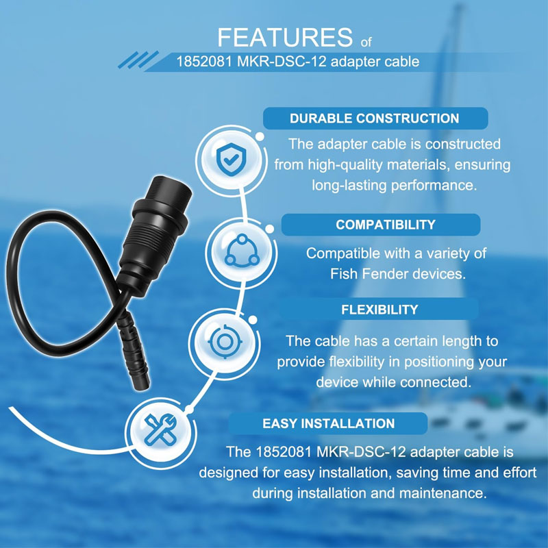 1852081 MKR-DSC-12  4-Pin Fish - Fish Finder avis et prix