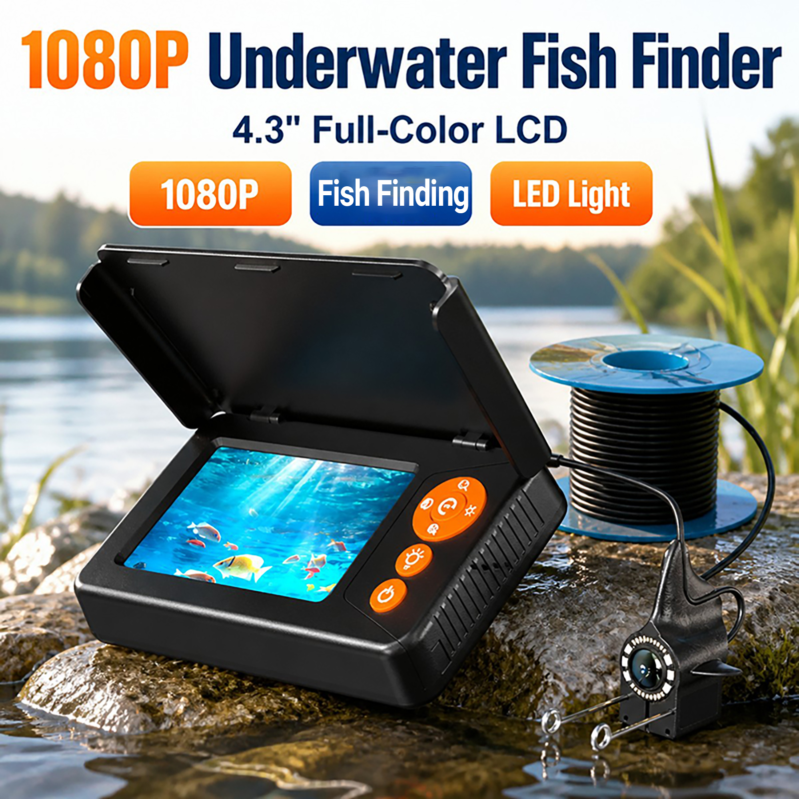 Fish Finder Underwater Camera  - Fishing Depth Finder avis et prix