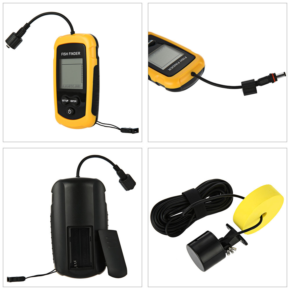 Alarm 100M Portable Sonar Fish - Fish Finder Transducer avis et prix