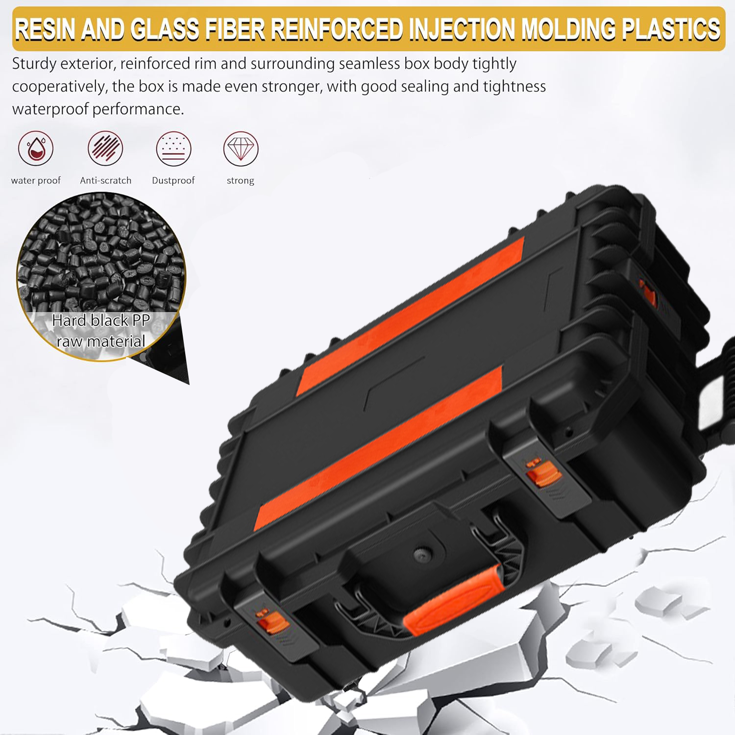 Pre Cut Foam Hard Case Waterpr - Fish Finder Case avis et prix