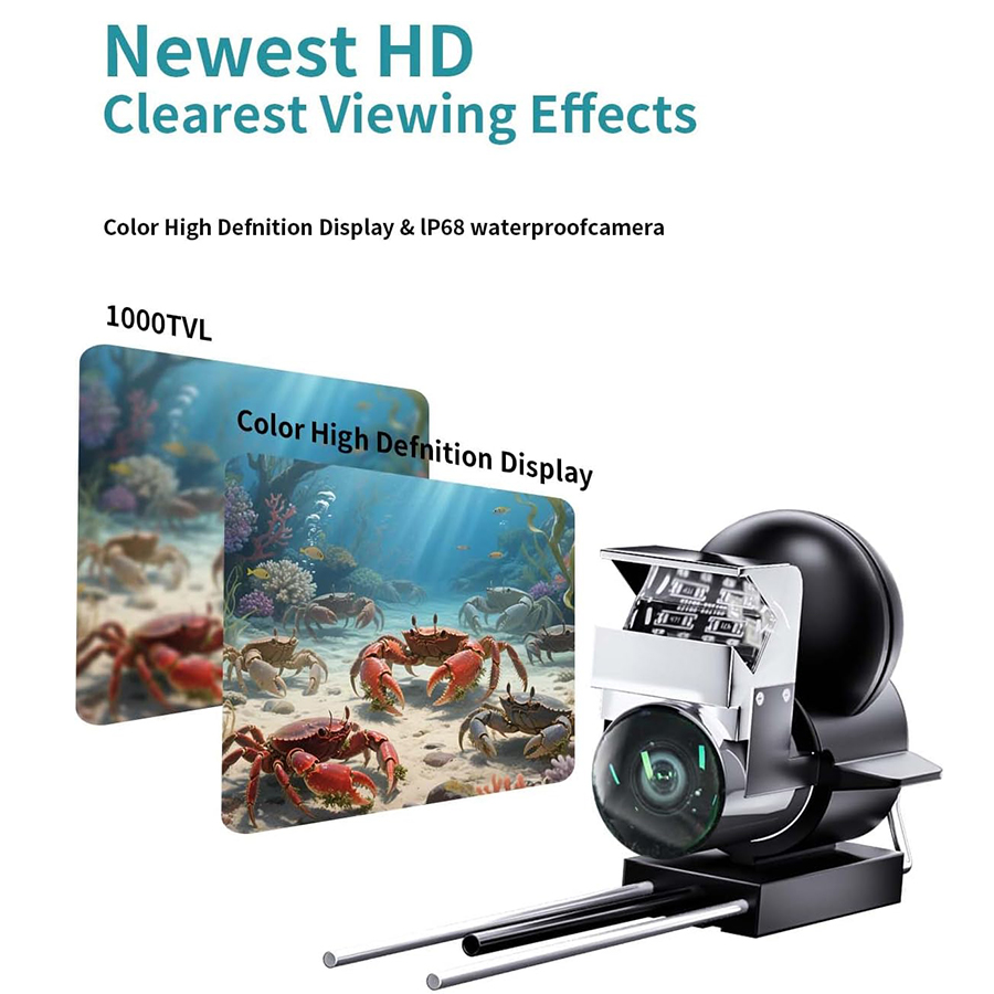 FOURQ Handheld 1080P 4.3'' LCD - Fishing Depth Finder avis et prix