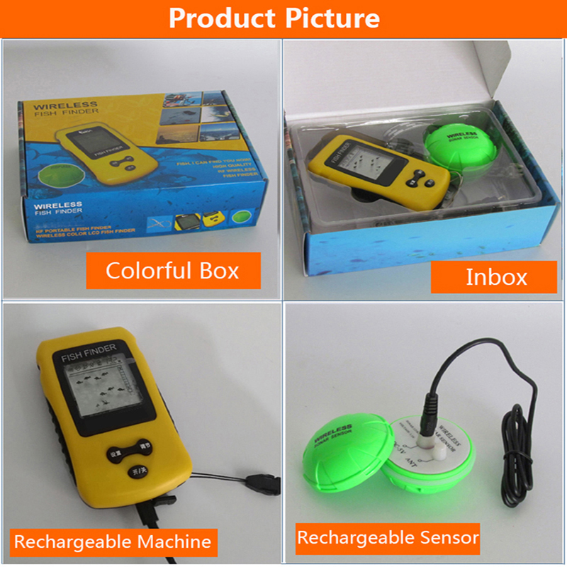 Brand New KDR Colorful Wireles - Fishing Depth Finder avis et prix
