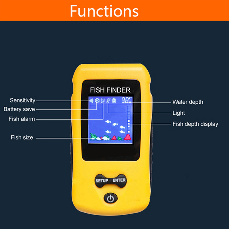 Brand New KDR Colorful Wireles - Fishing Depth Finder avis et prix