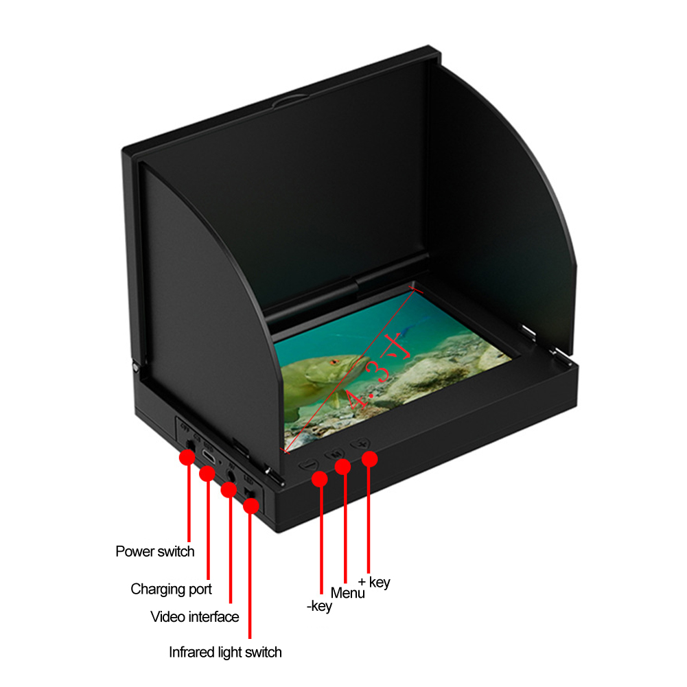 4.3 Inch HD Screen Fish Finder - Fishing Depth Finder avis et prix
