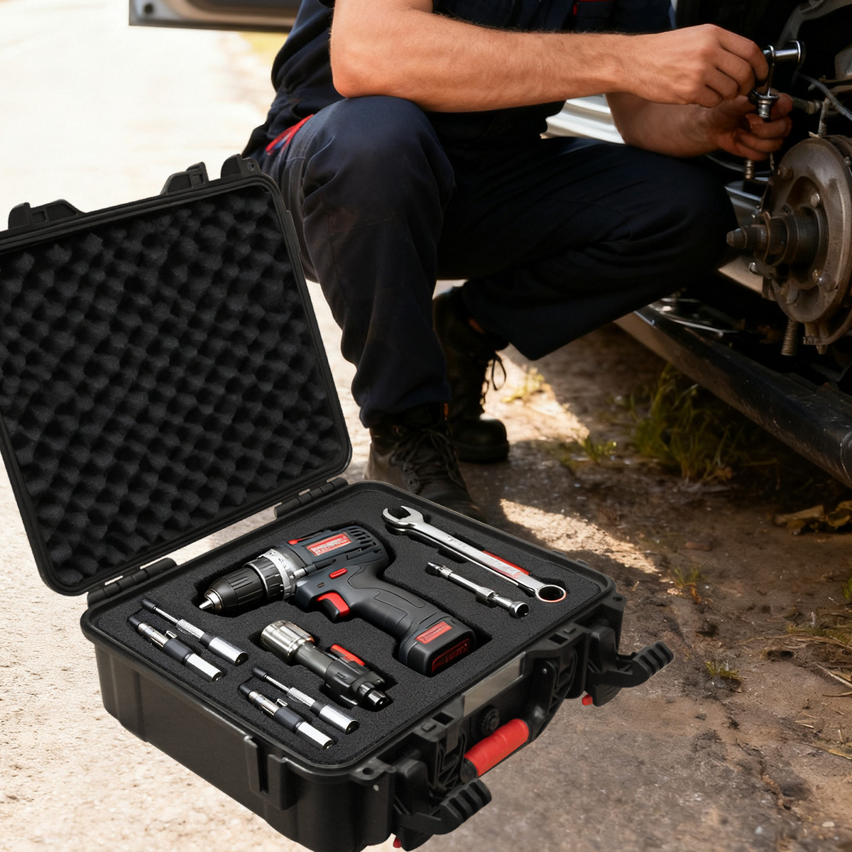 Portable Tool Box with Shock - - Fish Finder Case avis et prix