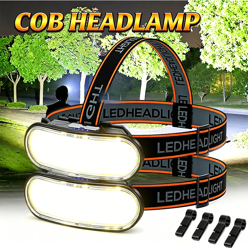 Powerful COB LED Headlamp Type - Fish Finder Battery avis et prix